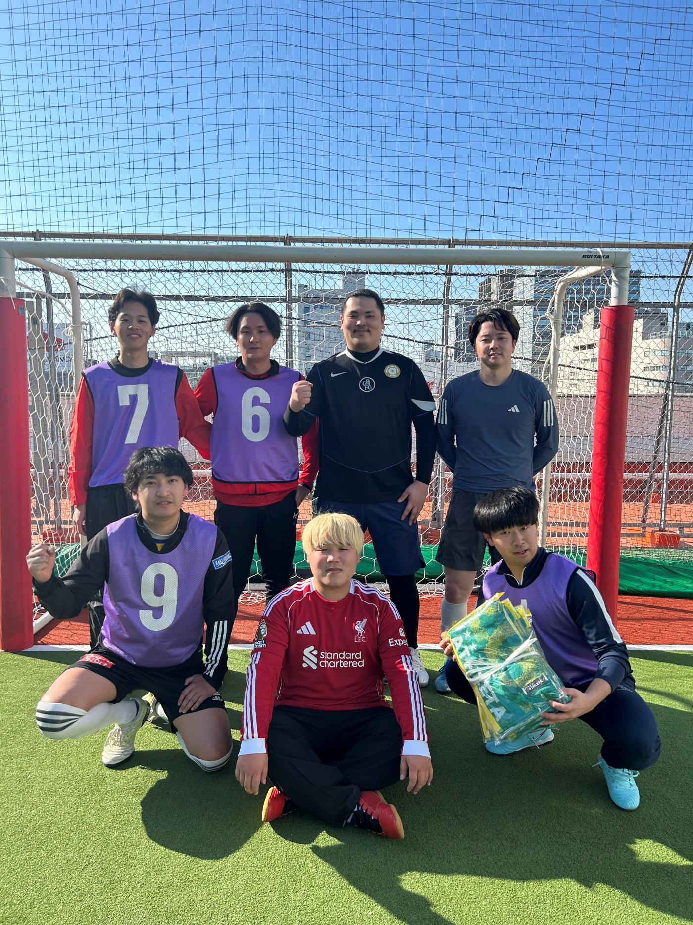 優勝チーム　県工蹴球部